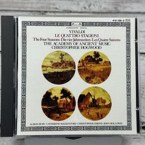 Vivaldi: The Four Seasons [1984 CD] Academy of Ancient Music, Hogwood, Classical